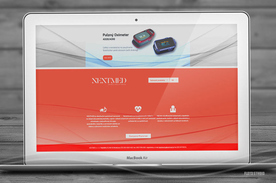 NextMed website - New multilanguage website